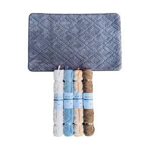 Q.TA' 24 TAPPETO BAGNO SOFFY 40X60 CM ASSORTITO