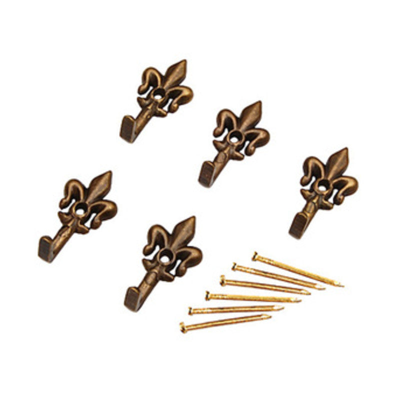 Q.TA' 5 BL GANCIO P/QUADRO GIGLIO 32 MM BRON N. 0 5 *