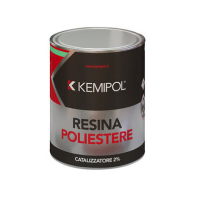 Q.TA' 6 RESINA POLIESTERE C/CATALIZZATORE 750 ML