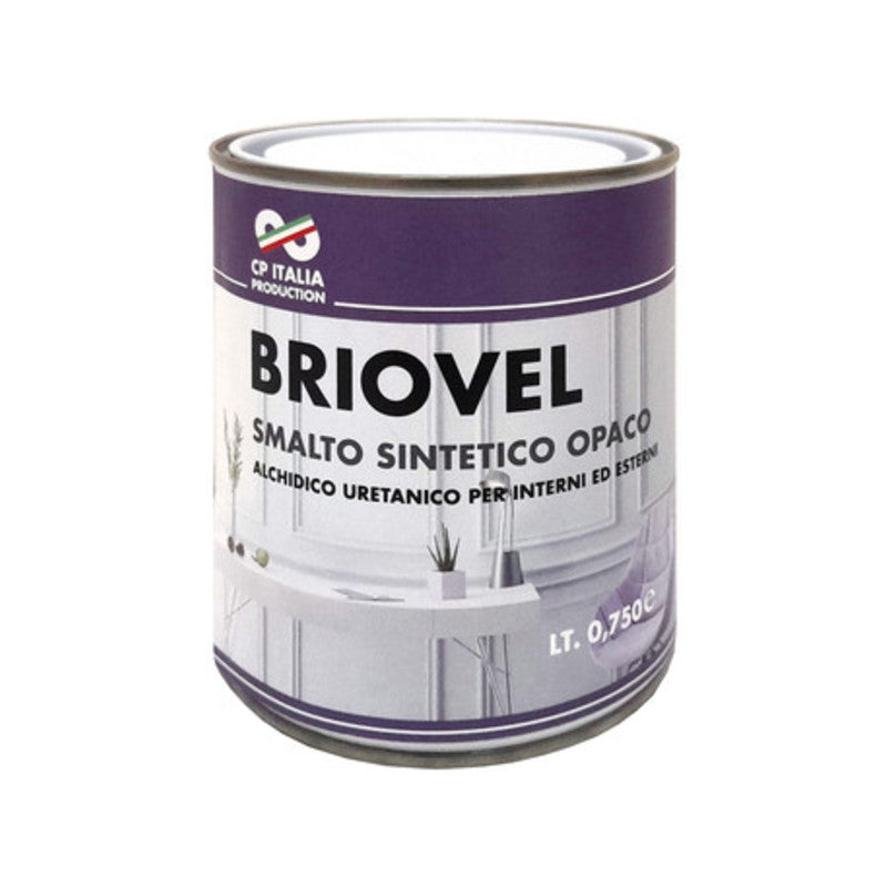 Q.TA' 6 SMALTO BRIOVEL 0,750 L BIANCO SATINATO