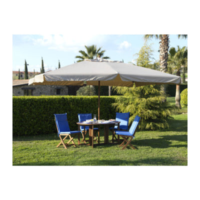 Q.TA' 1 C OMBRELLONE IN LEGNO PALO 48 CUBA 3X4M