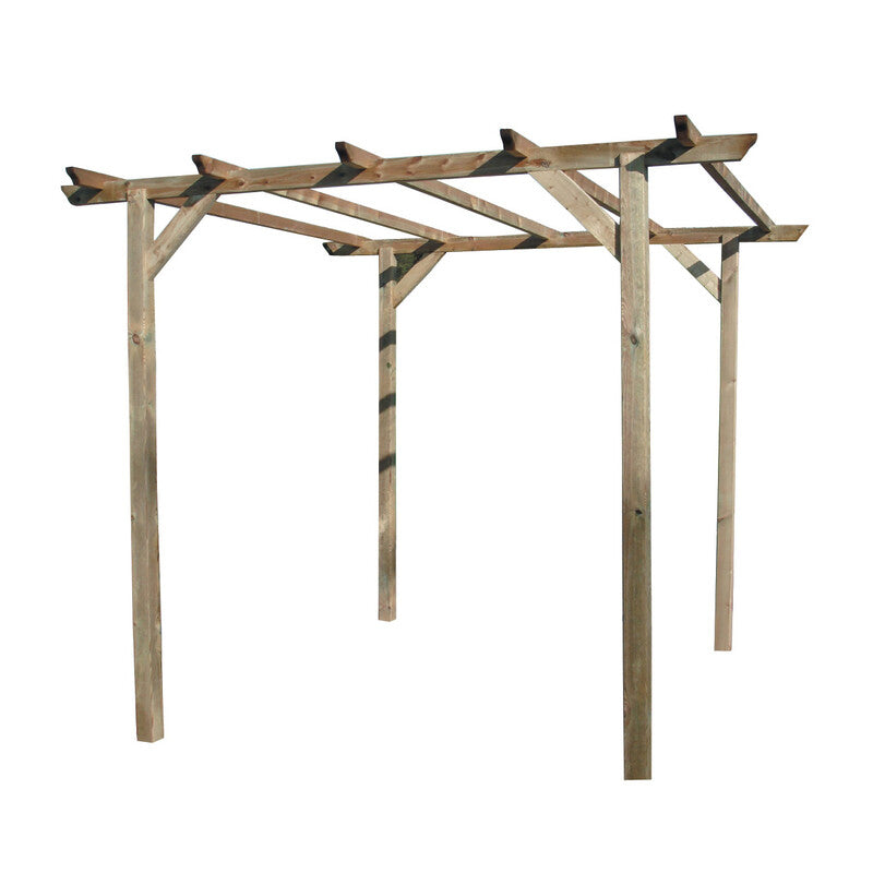 Q.TA' 1 PERGOLA IN LEGNO IMPREGNATO 300X300XH247 CM