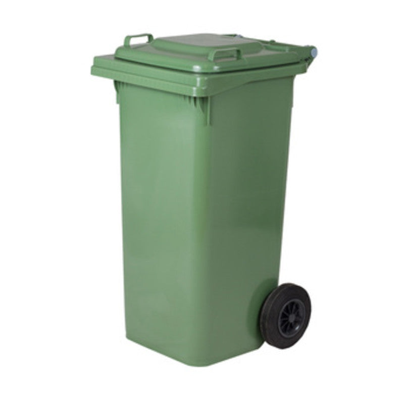 Q.TA' 1 PATTUMIERA 120 L C/RUOTE VERDE MP