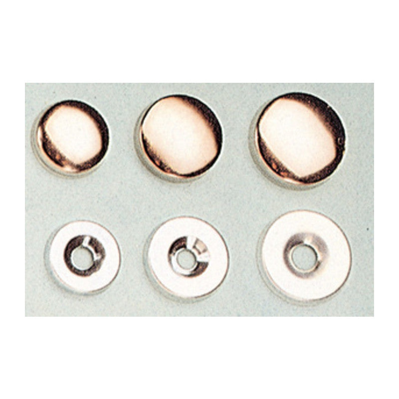 Q.TA' 5 SC BORCHIA COPRIVITE OTTONE NICHELATO 16 MM DA 12