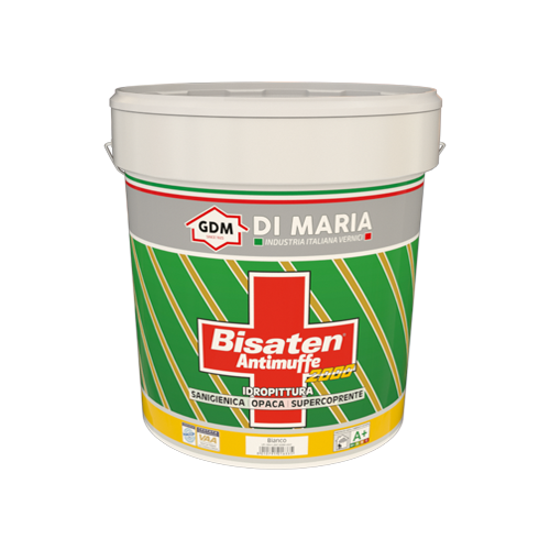 IDROPITTURA BISATEN 2000 SUPER COPRENTE ANTIMUFFA CERTIFICATA LT13 BIANCO MUFFA