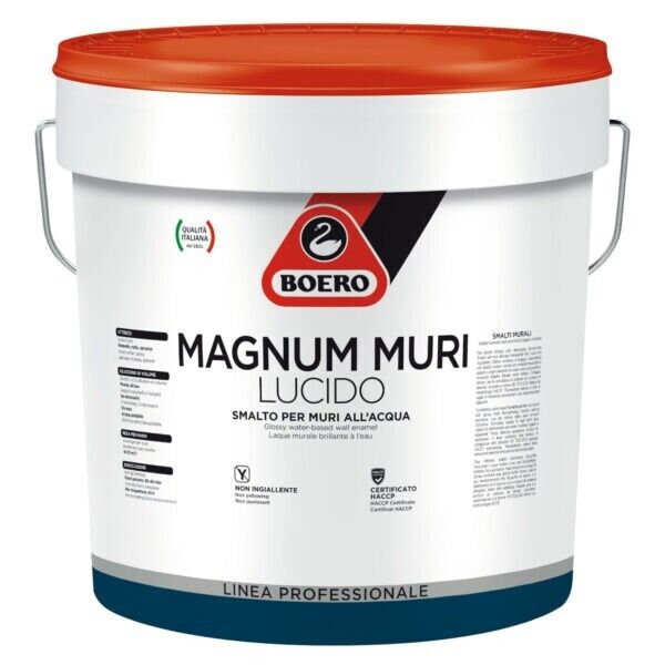 MAGNUM MURI SATINATO SMALTO MURALE SATINATO ALL'ACQUA LT 10