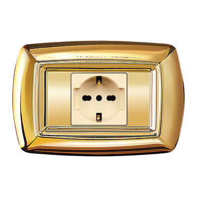 Q.TA' 10 TONDO PLACCA MAGIC PLAST 1P SCHUKO ORO