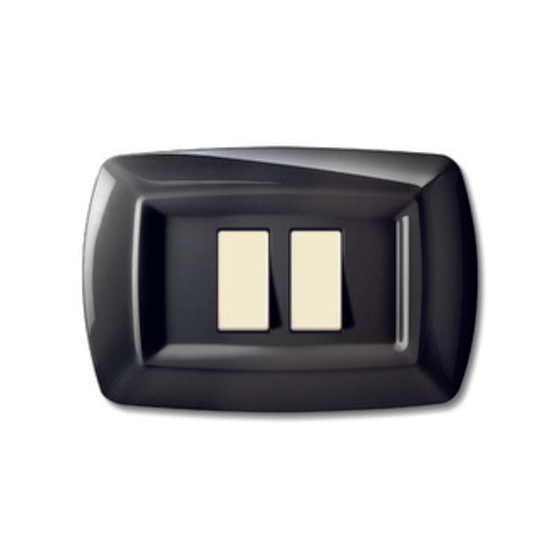 Q.TA' 10 TONDO PLACCA MAGIC PLAST 2P RAVVICINATI NERO