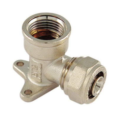 Q.TA' 10 GOMITO F.16X1/2 C/FLANGIA P/MULTISTRATO