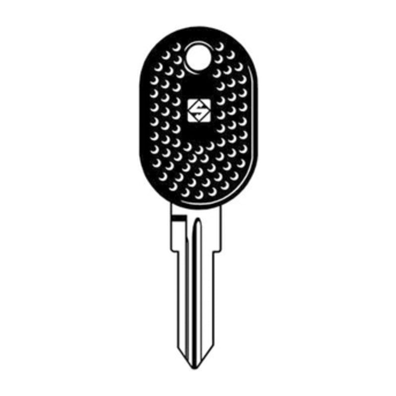 Q.TA' 5 SILCA GT15RP CHIAVE AUTO TESTA PLASTICA ACCIAIO