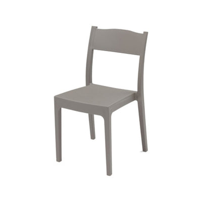 Q.TA' 1 SEDIA POLIPROPILENE FIBRA VETRO VESTA TORTORA