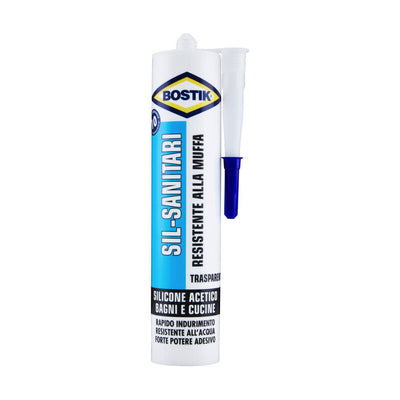 Q.TA' 24 BOSTIK SIL-SANITARI RESISTENTE MUFFA 280 ML TRASP