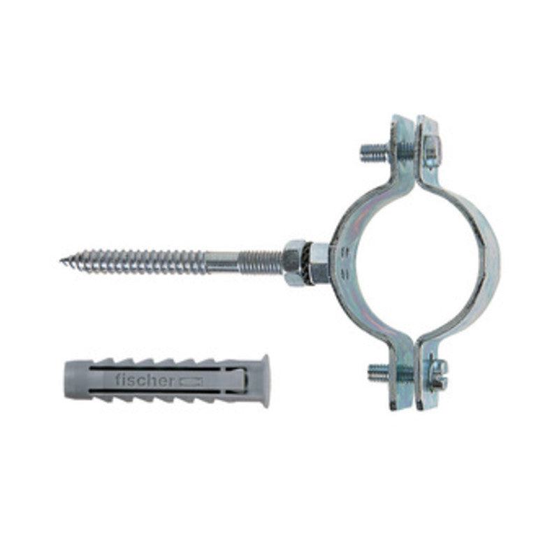 Q.TA' 1 FISCHER COLLARE P/TUBI CPT 1-1/4 C/VITE E TASSELLO