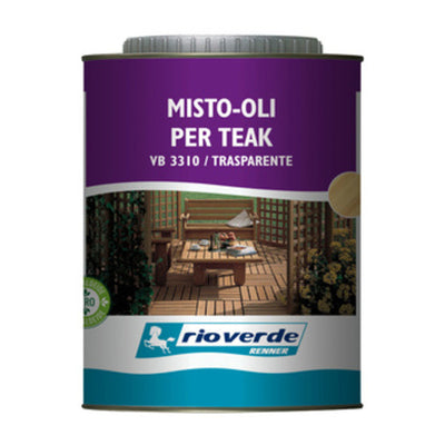 Q.TA' 6 RIOVERDE VB 3310 OLIO P/TEAK 0,750 L TRASPARENTE