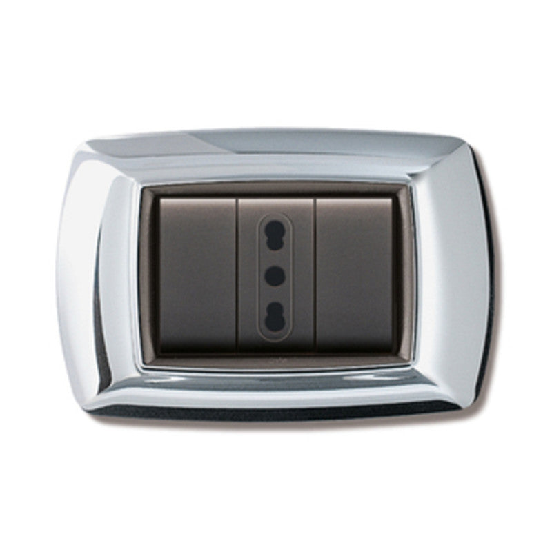 Q.TA' 10 PLACCA LIFE LIVING PLAST CROMO 3P