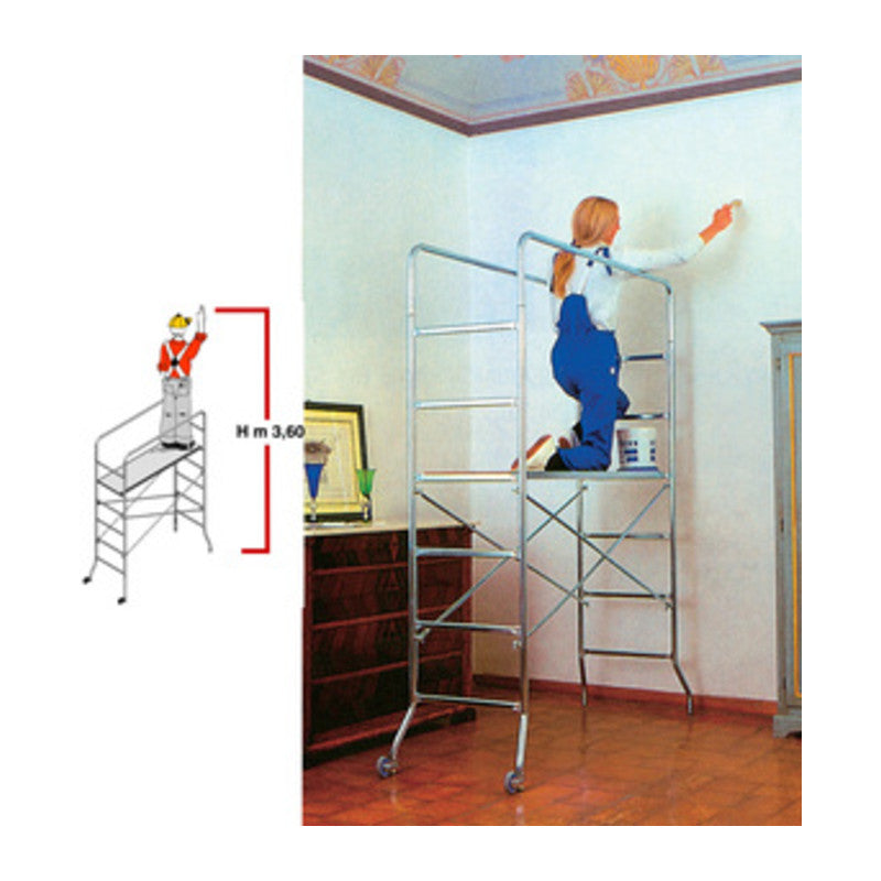 Q.TA' 1 TRABATTELLO ACCIAIO ZINC SUPER TRIO 65X169XH218 CM