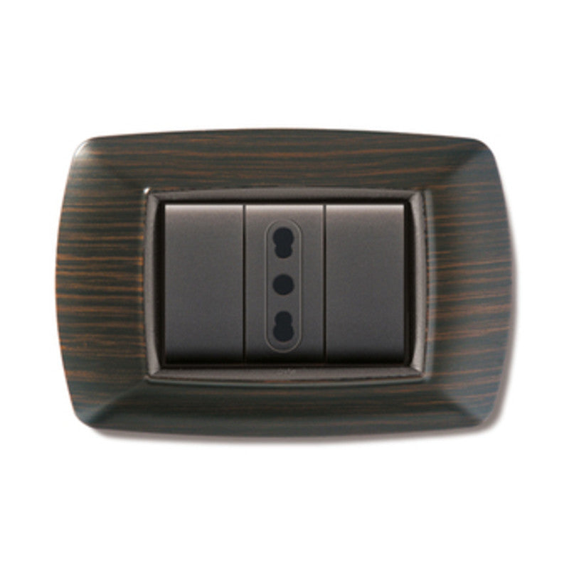 Q.TA' 10 PLACCA LIFE LIVING PLAST WENGE 3P