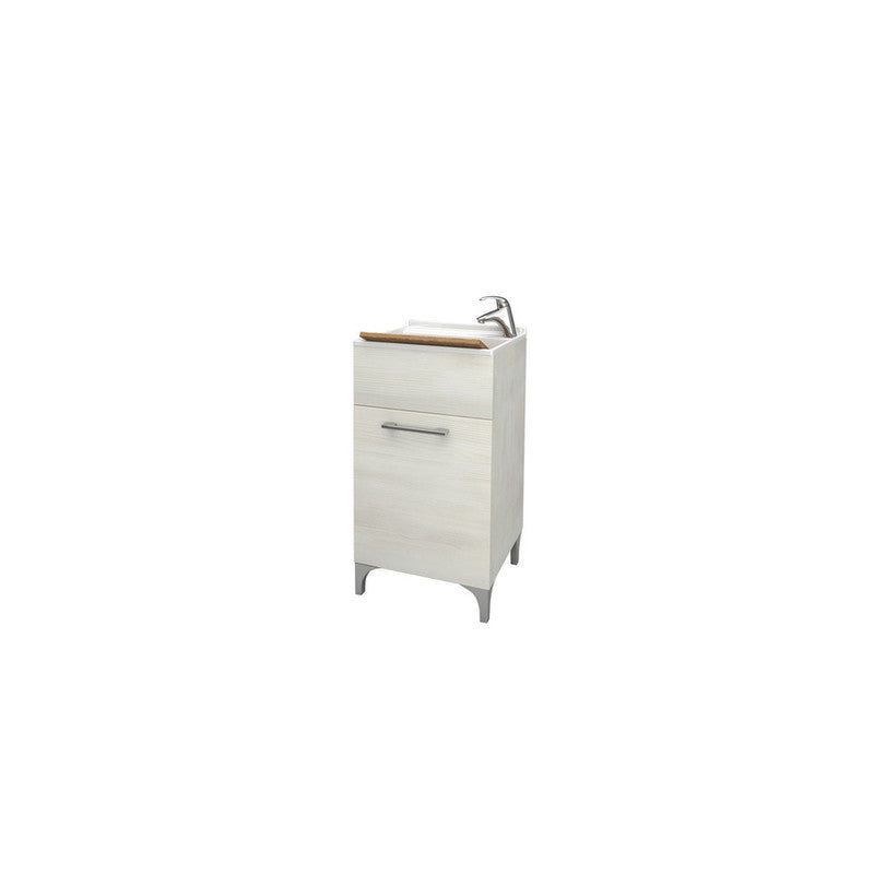 Q.TA' 1 LAVATOIO LEGNO 45X50 ROVERE BIANCO