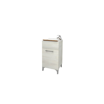 Q.TA' 1 LAVATOIO LEGNO 45X50 ROVERE BIANCO