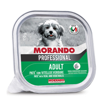 Q.TA' 22 CIBO CANE MORANDO VSC 150 G VITELLO VERDURE