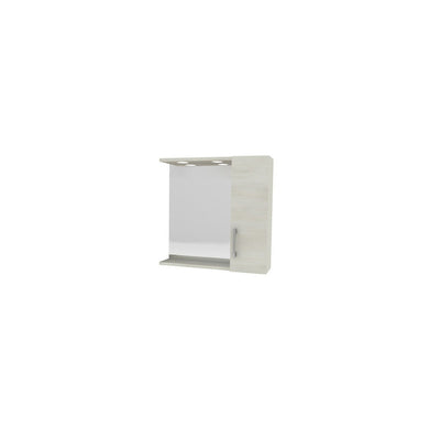 Q.TA' 1 SPECCHIO DA BAGNO A 1 ANTA ROVERE BIANCO