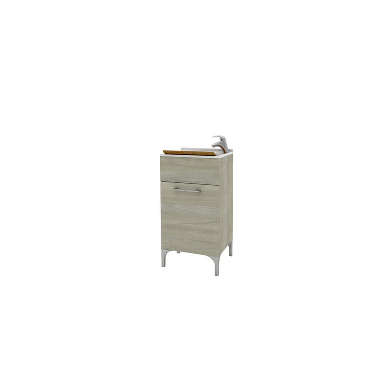 Q.TA' 1 LAVATOIO LEGNO 45X50 ROVERE GRIGIO
