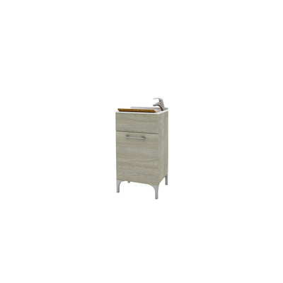 Q.TA' 1 LAVATOIO LEGNO 45X50 ROVERE GRIGIO