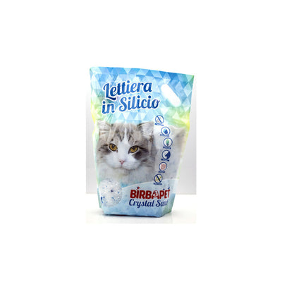 Q.TA' 6 LETTIERA BIRBA PET GATTO SILICIO NATURALE LT.5