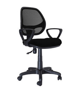 Q.TA' 1 C POLTRONA DIREZIONALE FORATA NEW MANAGER NERO