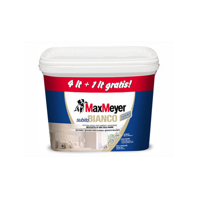Q.TA' 1 IDROPITTURA MAX LAVABILE SUBITO BIANCO 5 L BIANCO OPACO