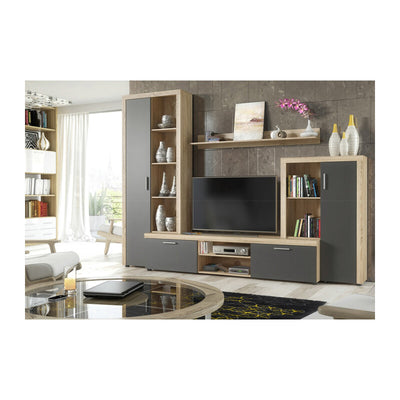 Q.TA' 1 KIT PARETE LIVING NOBEL 300X40X200 NAT ANTRAC K016