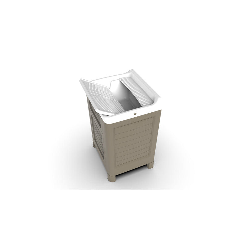 Q.TA' 1 LAVATOIO MOBILETTO ARTU 51X60X89CM TORTORA