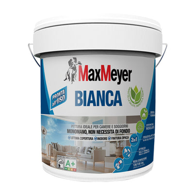 Q.TA' 1 MAX IDROPITTURA LAVABILE BIANCA 14 L