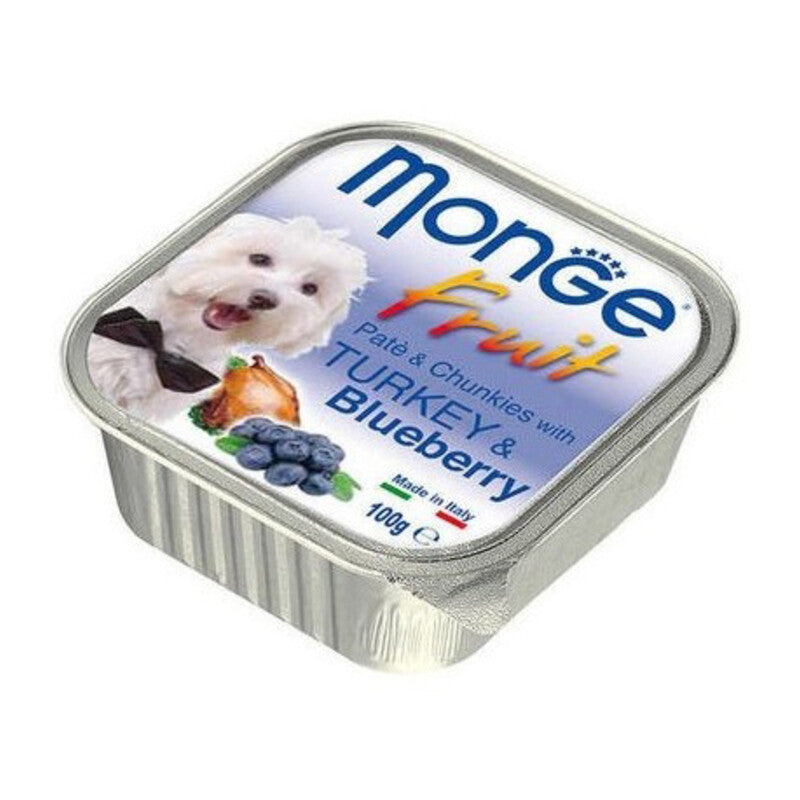 Q.TA' 1 MONGE FRUIT CANE GR.100 TACCHINO/MIRTILLI