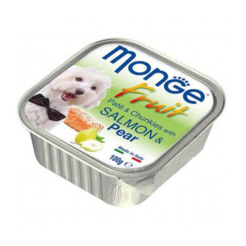 Q.TA' 1 MONGE FRUIT CANE GR.100 SALMONE/PERA
