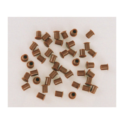 Q.TA' 400 COPRIFORO PLASTICA MARRONE D 8 MM