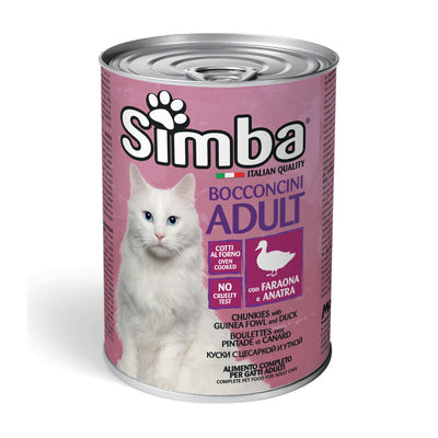 Q.TA' 24 CIBO GATTO MONGE SIMBA 415 G BOCCONCINI FAR ANA