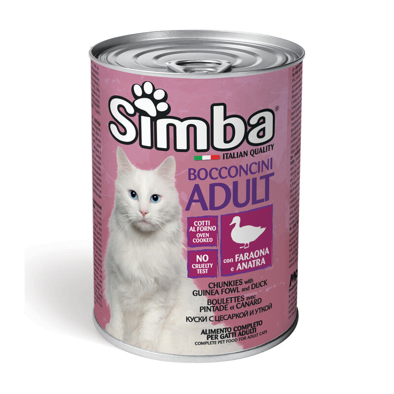 Q.TA' 24 CIBO GATTO MONGE SIMBA 415G BOCCONCINI FAR ANA