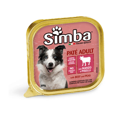 Q.TA' 18 CIBO CANE MONGE SIMBA 300 G PATE VSC VITELLO PISEL