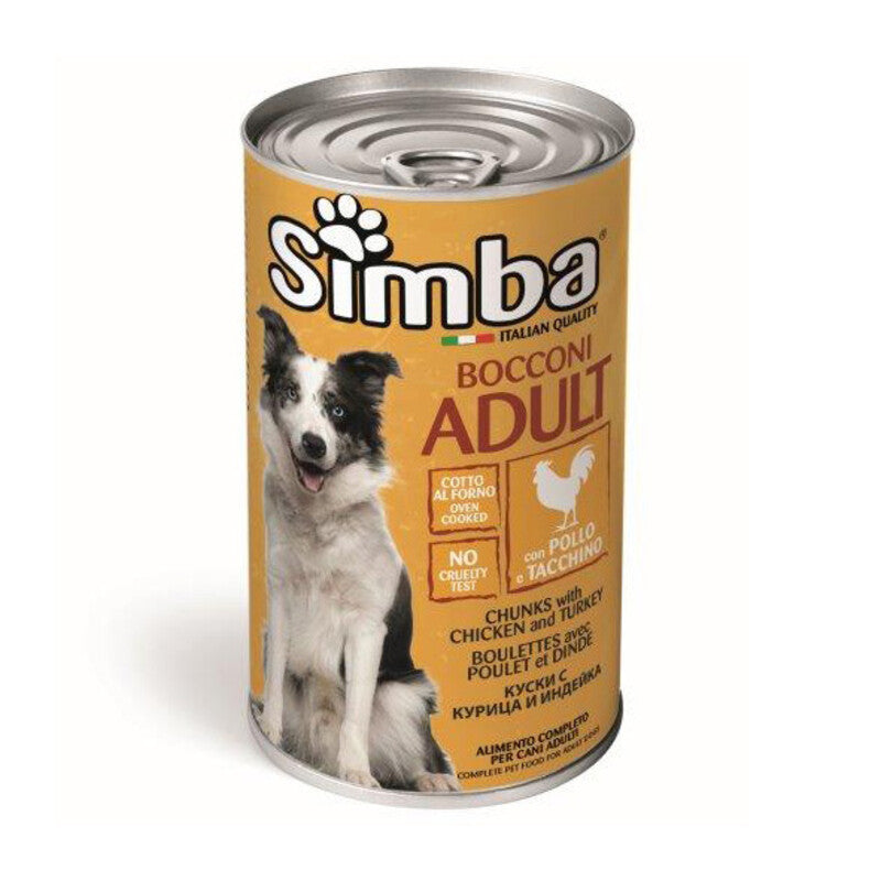 Q.TA' 1 CIBO CANE MONGE SIMBA 1230 G BOCCONC POL TAC