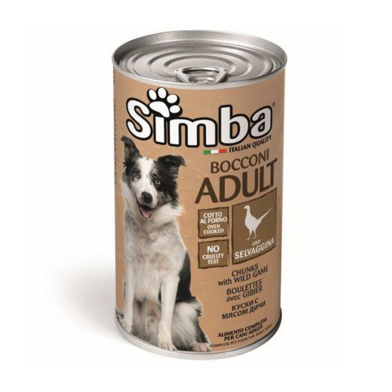 Q.TA' 1 CIBO CANE MONGE SIMBA 1230 G BOCCONC SELVAGG