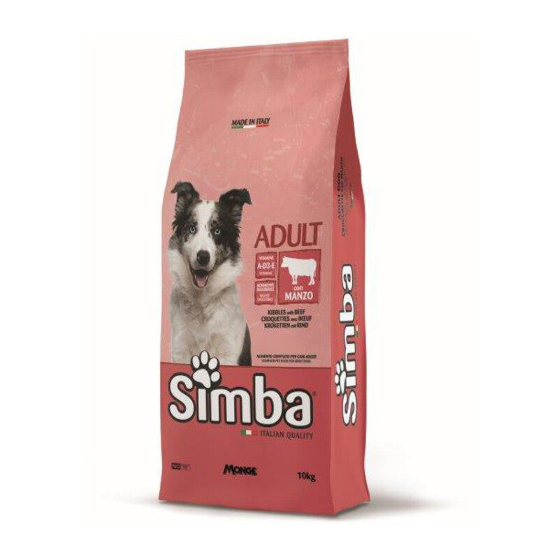 Q.TA' 1 CROCCHETTA CANE MONGE SIMBA 10 KG ADULT MANZO