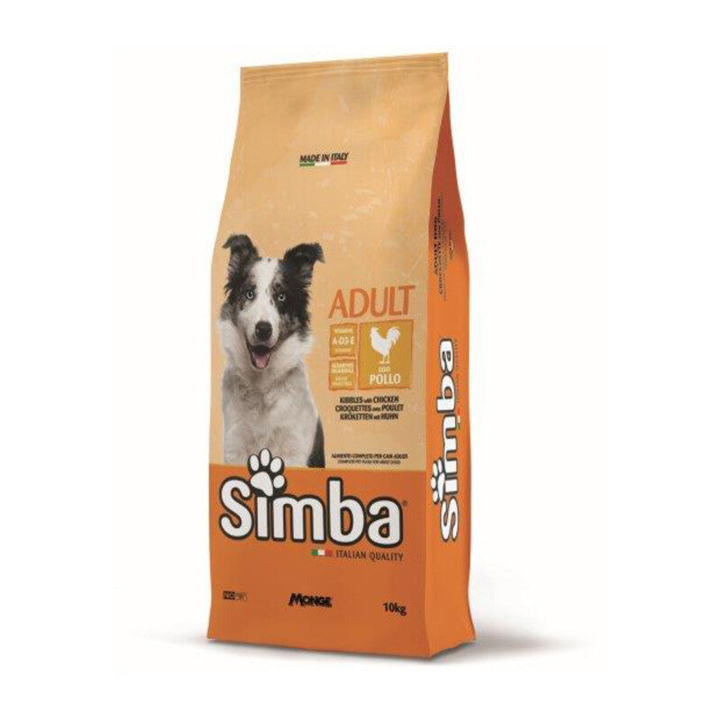 Q.TA' 1 CROCCHETTA CANE MONGE SIMBA 10 KG ADULT POLLO