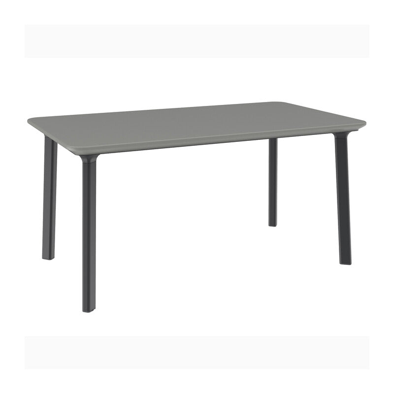 Q.TA' 1 TAVOLO DINNING 147X84X72 BIANCO/GRIGIO
