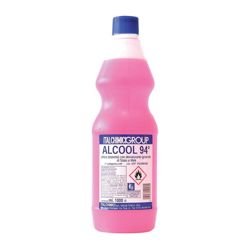Q.TA' 12 ALCOOL DENATURATO 94 CERTIFICATO 1 L ITALCHIMICI