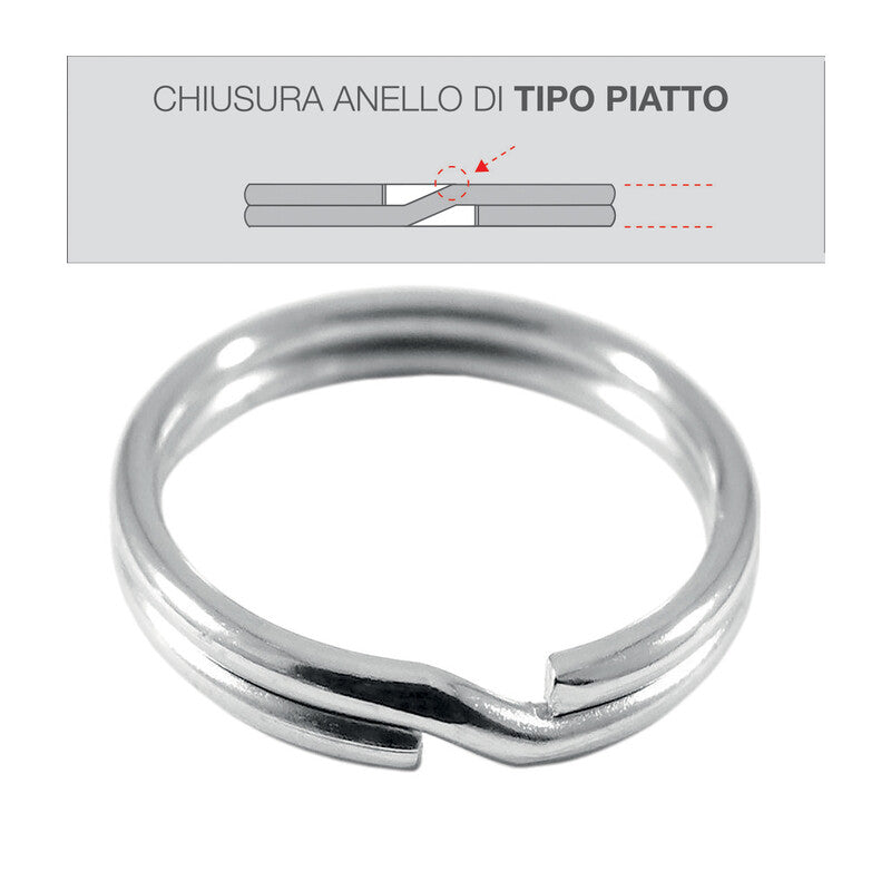 Q.TA' 5 SC ANELLO PORTACHIAVI 30 MM 10 *