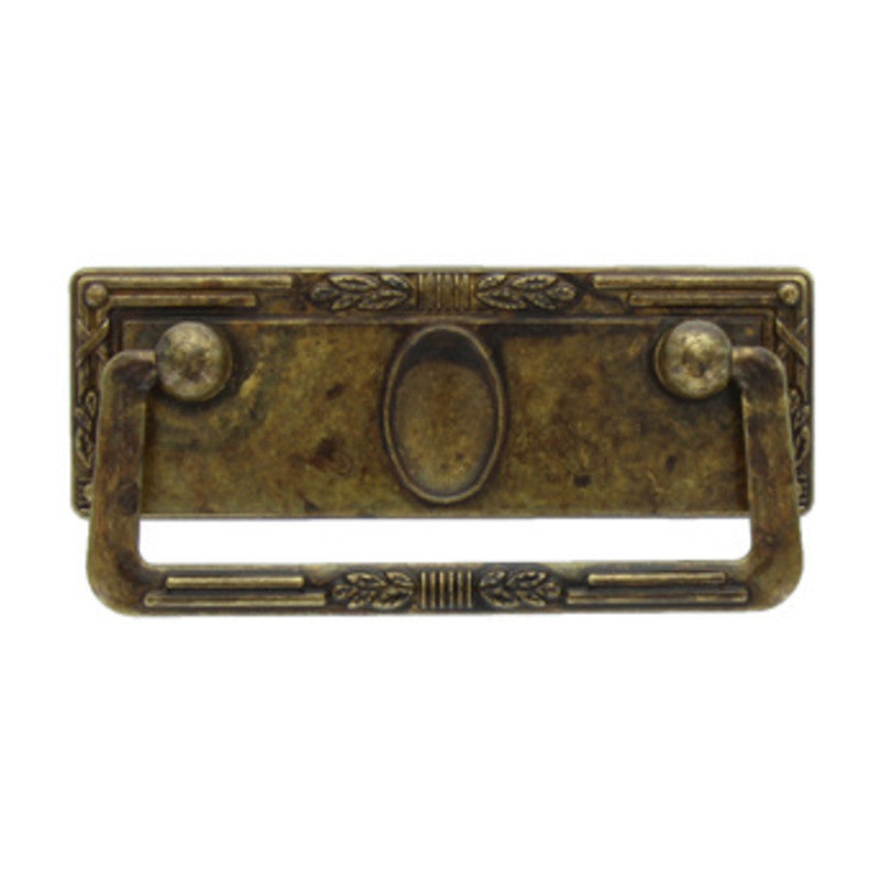 Q.TA' 5 BL MANIGLIA 06060 97X45 MM P.P.OTTONE ANTICATO