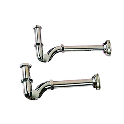 Q.TA' 2 BL SIFONE A S OTTONE CROMATO D 1.1/4*