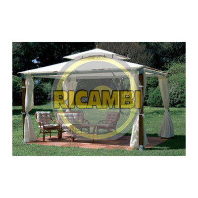 Q.TA' 1 R GAZEBO TOP PALO IN LEGNO