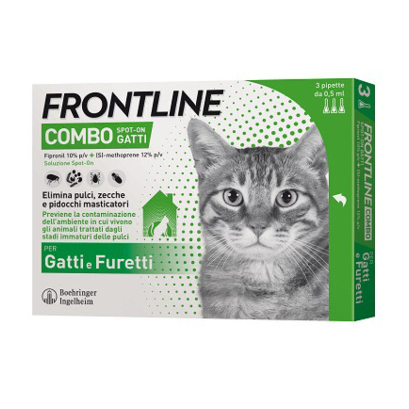 Q.TA' 1 FRONTLINE COMBO GATTI 3 PIPETTE